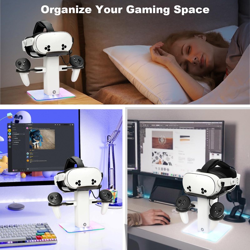 Baomaeyea Design Charging Dock Compatible with Meta Quest 3S/Quest 3