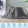 bedsmile Cooling Comforter Queen Size, Q-Max 0.45 Reversible Striped Cooling