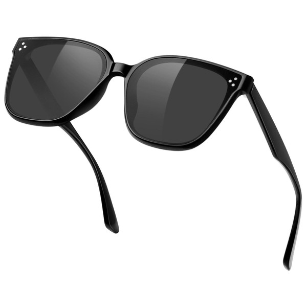 KANASTAL Sunglasses, Women's, Men's, Korean Light Blocking, Large, UV400, UV