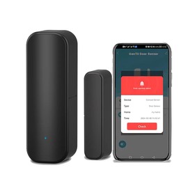 UanTii Tuya Smart Door/Window Open/Close Detector WiFi Door Contact Smart Home Security System Works with Smart Life App Woks with Alexa Works with Google Home