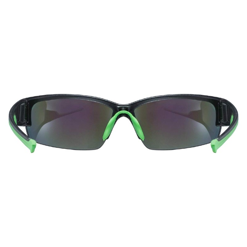 uvex sportstyle 215, occhiali sportivi unisex, specchiato, comfort senza pressione