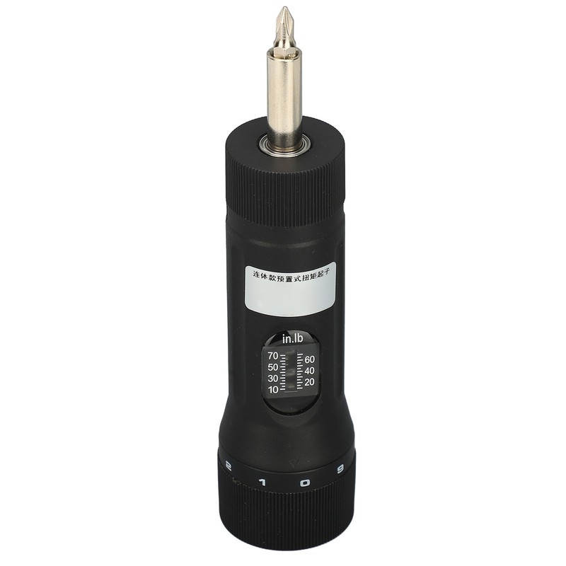 Screwdriver Torsion Wrench 10‑70in‑lb 1/4in Drive Adjustable Torsion Screwdriver