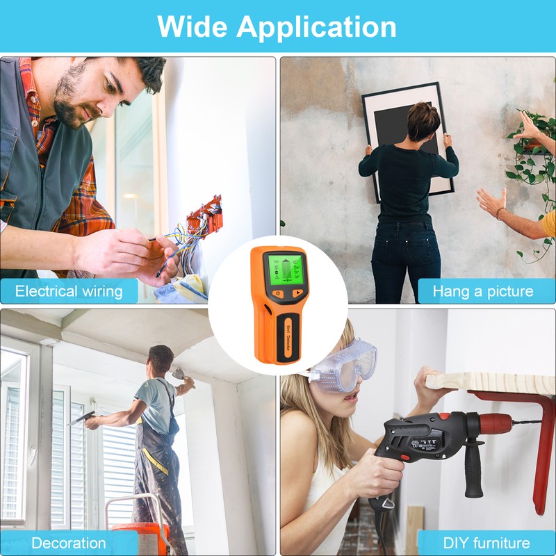 Stud Finder Wall Scanner - 5 in 1 Electronic Stud