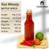 nicebottles Hot Sauce Bottles, 5 Oz - 24 Pack
