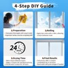 YKF Frosted Glass Paint | 34Oz Privacy Window Film Paint