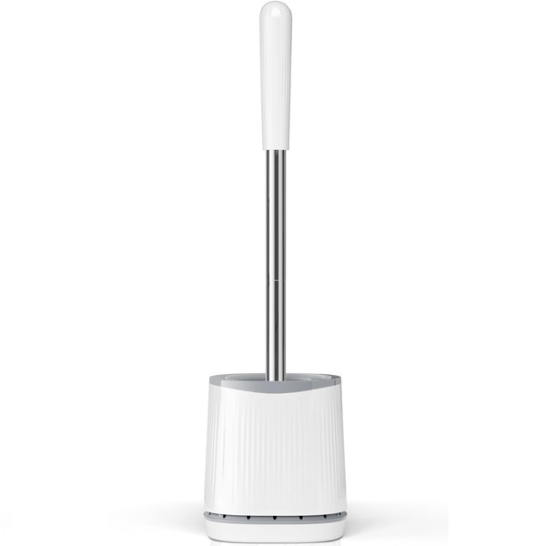 TRENTI TRENTI Toilet Brush, Toilet Brush and Holder Set, Bristles