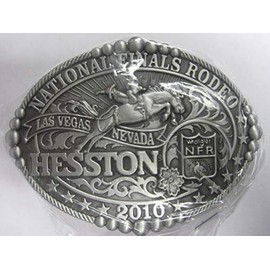Hesston New 2010 National Finals Rodeo Adult Belt Buckle, Wrangler NFR AGCO