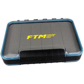 FTM Spoonbox 22.8 x 16.8 x 5.0 cm - Indicator Box for Spoons & Spinners, Fishing Box for Trout Blinkers, Bait Box for Blinkers, Tackle Box