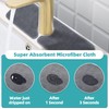 PoYang 2 Pack Kitchen Sink Splash Guard: Short Sink Faucet