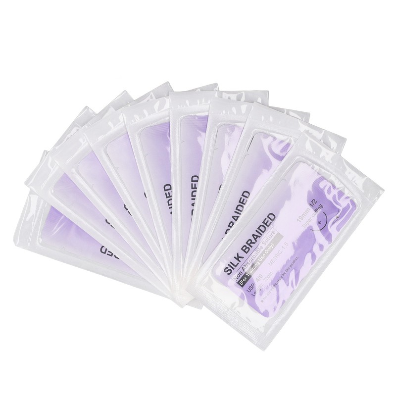Sutures Thread with Needle Individually Packed Improve Skills Multipurpose for