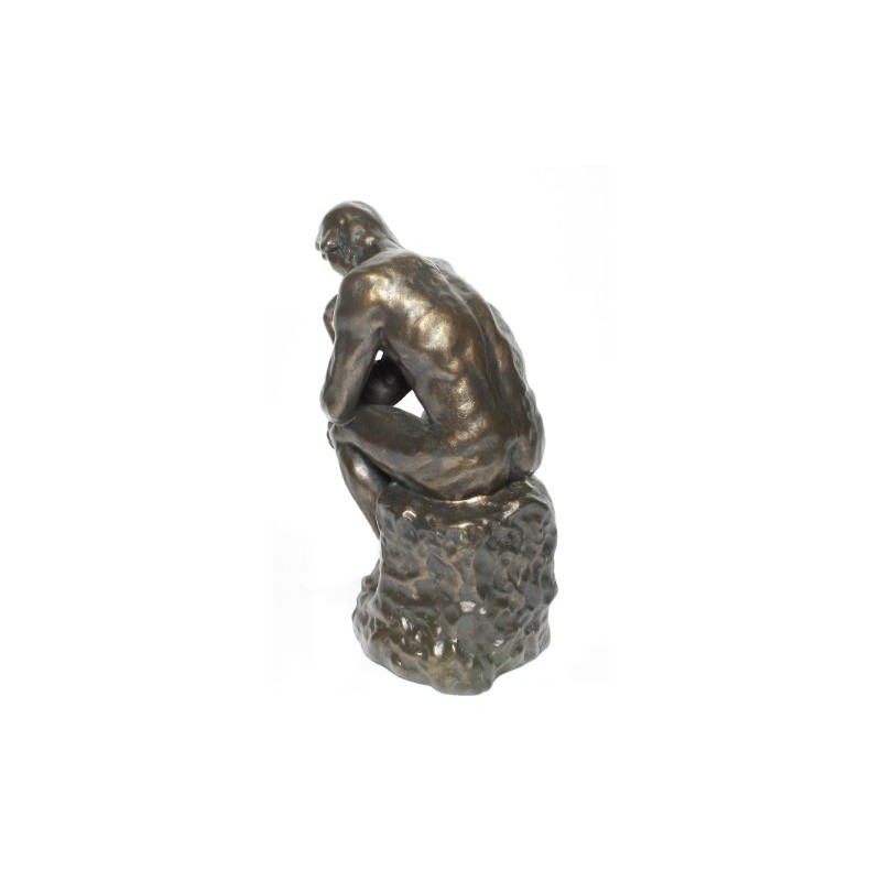 Auguste Rodin The Thinker Elegant Figurine Plastic Sculpture in Bronze