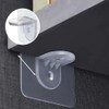 20Pcs Plastic Shelf Support Peg, Self Adhesive Bracket, No Punching