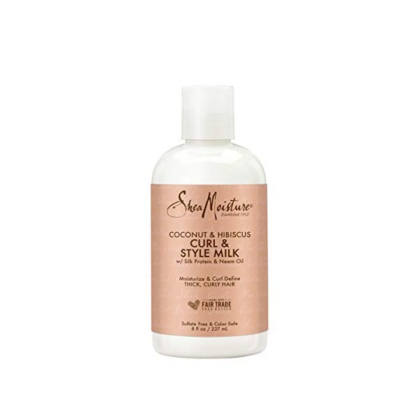 Shea Moisture Coconut & Hibiscus Curl & Style Milk 8