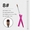 Acrylic Nail Brush Size 8#, 100% Pure Kolinsky Hair Acrylic