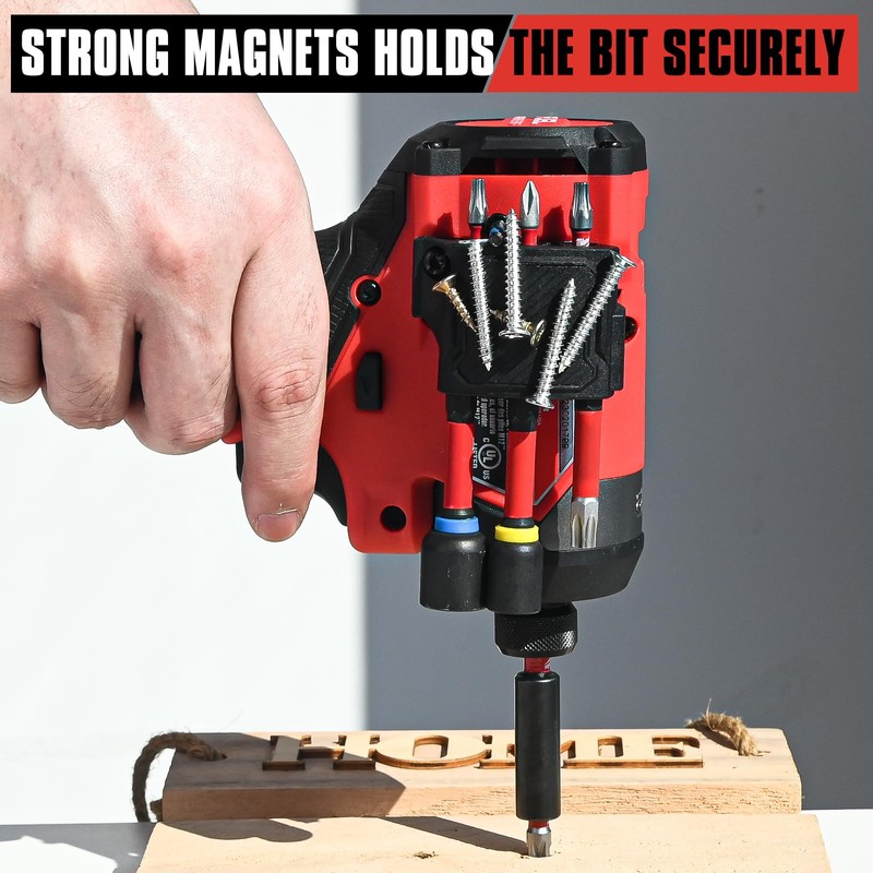 Bit Holder for Milwaukee M12 Impact Driver, Magnetic Tool Holder