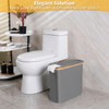 efluky Toilet Paper Storage and Holder 2 in 1, Toilet