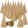 Zhanmai 50 Pcs Paper Mache Cones Open Bottom Cardboard Craft