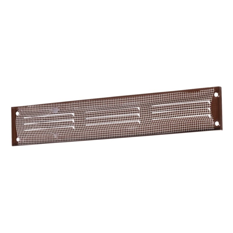 300mm x 50mm Brown Metal Air Vent Grille