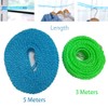 2 Pack Nylon Clothesline Windproof Clothes Drying Rope Travel Clothes