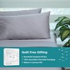 100% Organic Cotton Twin Light Gray Sheet Set | Sateen