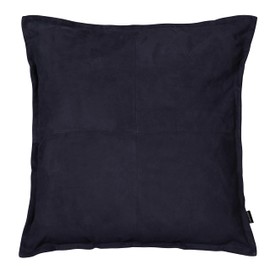 KUIRMODA Lambskin Leather Pillow Cover - Decorative Sofa Cushion Case - Throw Covers for Living Room & Bedroom, 18x18 Inches - Royal Blue Box Pack of 1