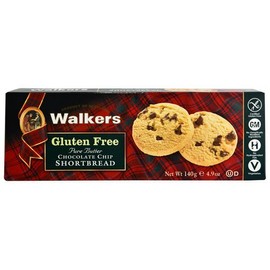 Walkers Gluten Free Pure Butter Shortbread Cookies Chocolate Chip -- 4.9 oz - 2 pc