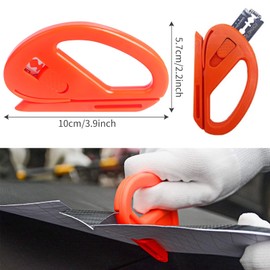 10 Pcs Car Vinyl Wrap Tool Kits, Window Film Tools, Wallpaper Smoothing Kits, Vinyl Film Smoothing Tool for Car Wrapping and Wallpaper Installation