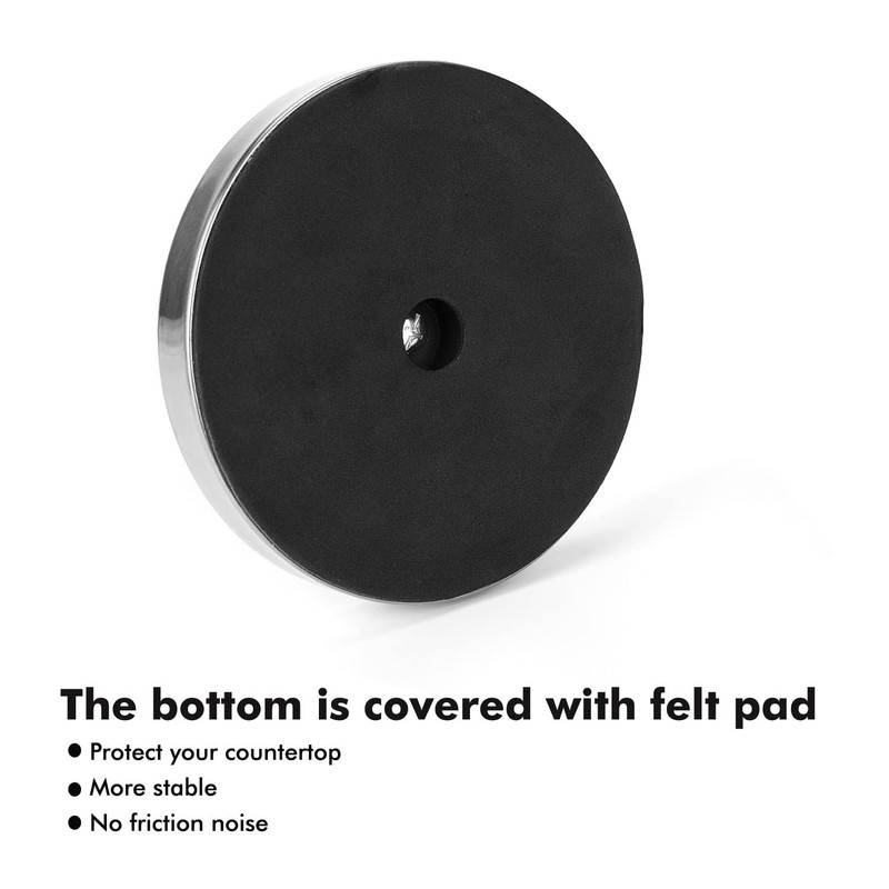 Paper Towel Holder Stand Countertop with Heavy Weighted Stainless Steel