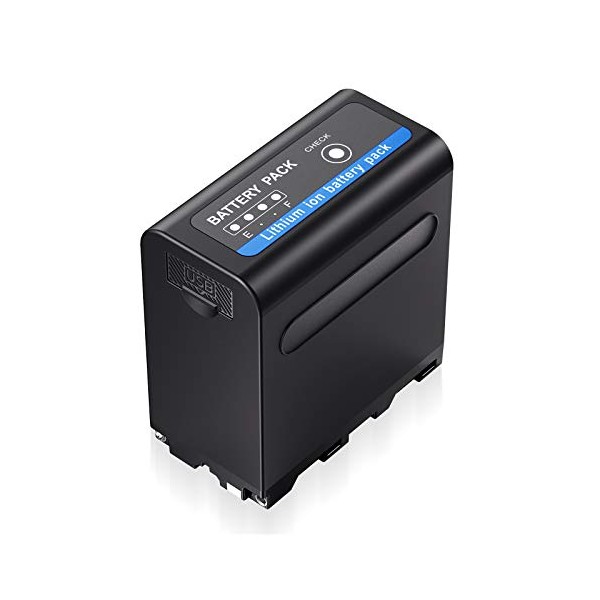 Powerextra Multifunctional Battery Pack with USB Output for Sony NP-F970, NP-F975, NP-F960, NP-F950, NP-F930 Battery
