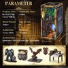 CCCDF DIY Book Nook Kit, DIY Miniature Dollhouse Booknook Kit,