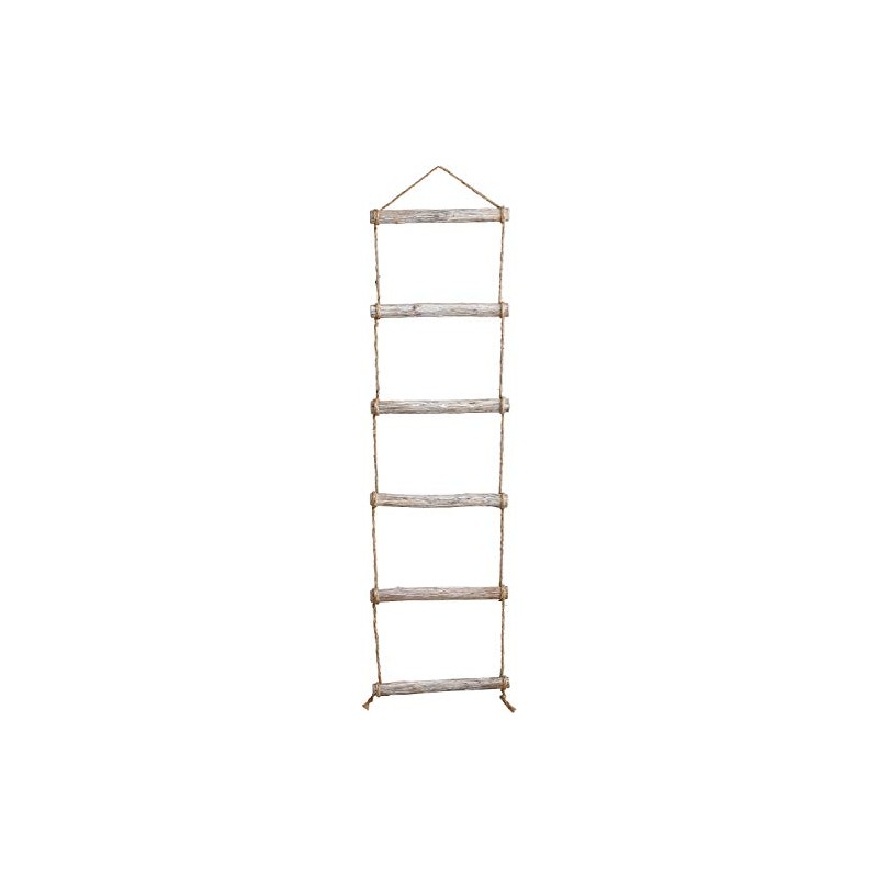 Abite YI-702-AA Rope Ladder, Bronche Ladder, Natural, L, Large