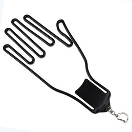 FullTimeGolf Golf Glove Dryer Shape Holding Tool, Golf Glove Stretcher Drying Rack, Shaper Tool for Men Women Golfing Gloves Maintenance, Golf Gift for Dad Mom. (Black)