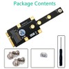 OVNSHVN Mini PCI-E to M.2 M Key Adapter Mini PCIExpress