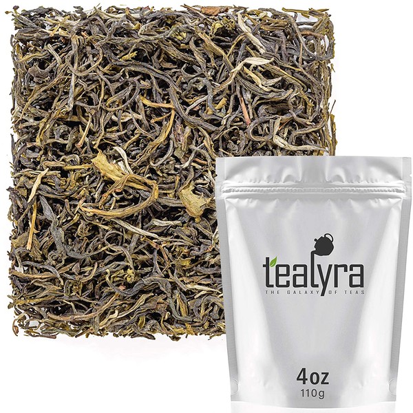 Tealyra - Supreme Mao Feng - Fujian Green Loose tea - Best Chinese Green Leaf Tea - Organically Grown - Antioxidant Rich - Caffeine Medium - 110g (4-ounce)