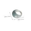 FOMIYES 9Pcs Resin Finger Ring Fashion Decor Unique Clear Rings