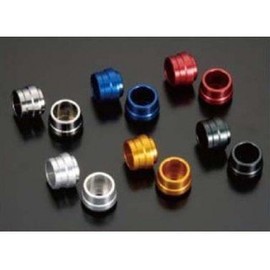 SHIFT UP 210085 Aluminum Axle Slider [M12 Short] for Front [Aluminum Shaving/Plating]
