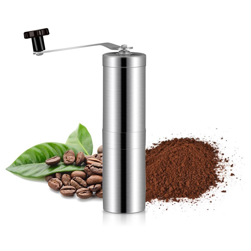 Manual Coffee Grinder Stainless Steel Conical Burr Bean with Hand