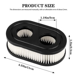 Altamejor Air Filter Lawnmower, Air Filter for Briggs & Stratton Lawnmower Replacement Parts 550E 550EX 798452 593260 5432 5432K, Lawn Mower Filter Replacement Air Filter