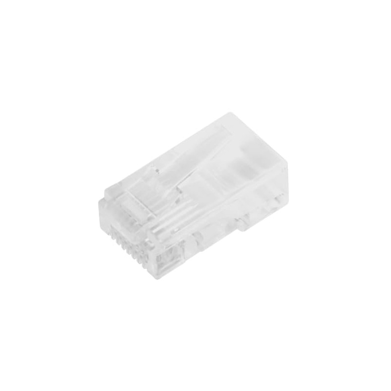 Linkedpro Bote con 100 Piezas de Plug Modular RJ45 Cat5e