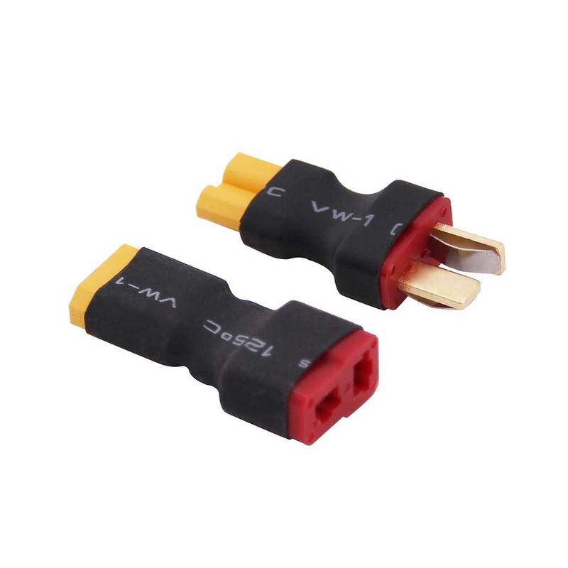 OliRC 4pcs XT30 XT-30 to T-Plug Deans Style Male Female