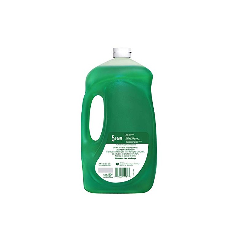 Palmolive Original Dish Detergent Liquid Green Plastic JUG RP 102