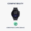 kwmobile Replacement Strap Compatible with Coros Pace 2 / Apex