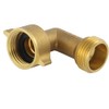 HQMPC Garden Hose Elbow Connector 90 Degree Brass Hose Elbow