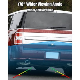 Reverse Backup Camera Fits for Ford Flex 2013-2019 Rear View Backup Camera DA8Z-19G490-A, DA8Z-19G490-C, EA8Z-19G490-A, GA8Z-19G490-A Wide Angle HD Night Vision Waterproof Rear Park Assist Camera