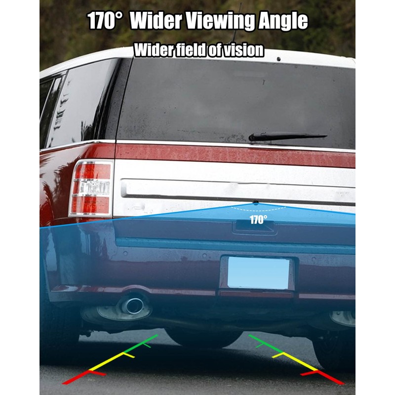 Reverse Backup Camera Fits for Ford Flex 2013-2019 Rear View