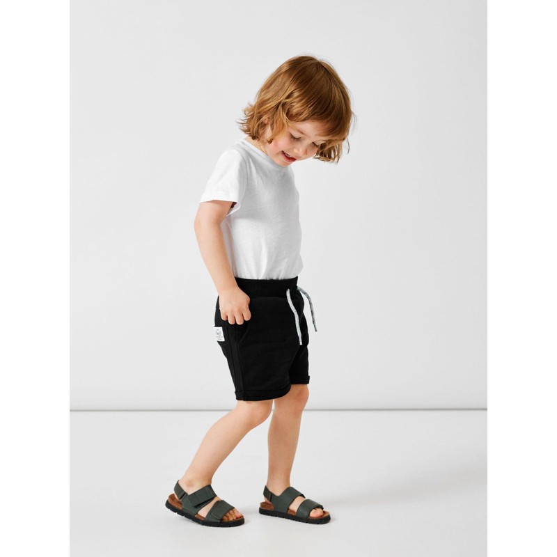 NAME IT Boys Nkmhonk Swe Long Unb Noos Shorts, Black,
