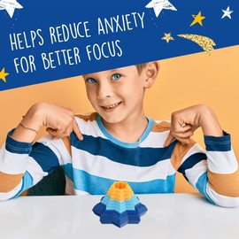 2-Pack Original Monkey Fidget Star Kid Sensory Toys to Help Calm & Focus - 3D Star Shaped Fidget Toys for Stress Relief in Children - Multi-Color Fidget Toy Pack for Mesmerizing Hours of Fun