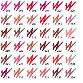 IMPALA Waterproof Creamy Lip Liner Pencil, Red 206, Permanent Lip Liner Pencil, Waterproof Lipstick, Long-Lasting Lip Liner Pencil, Volume Effect, Volume Effect