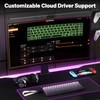 MEETION Vibekey68 Wireless Gaming Keyboard, 68-Key Tri-Mode RGB, Black