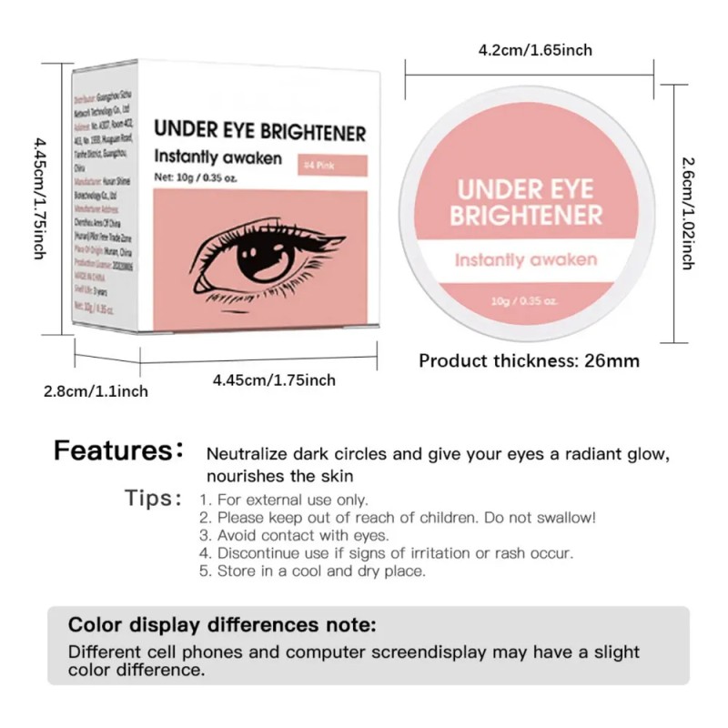 Iluminador De Ojos, Fijador De Maquillaje, Corrige Y Oculta